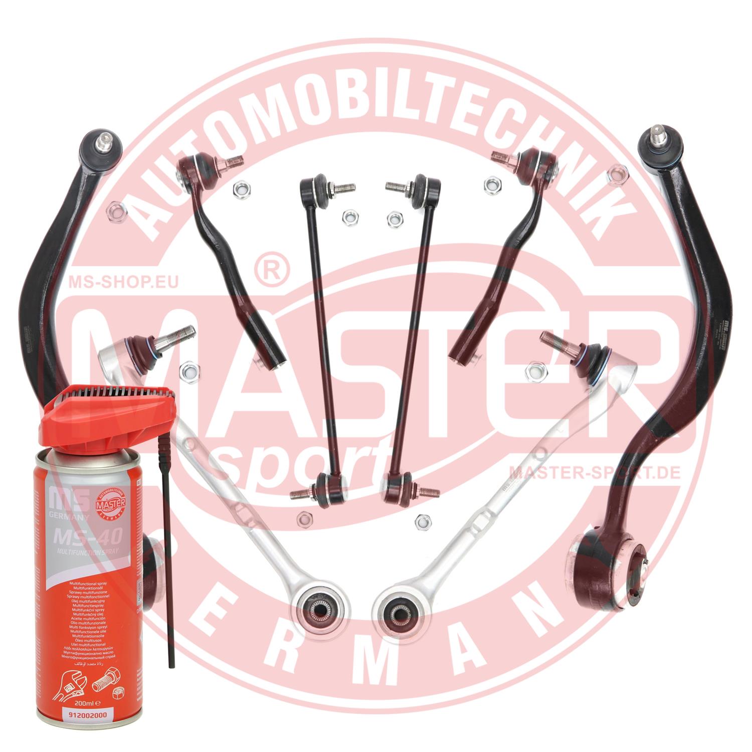 MASTER-SPORT GERMANY 37007-KIT-MSP PROMO Σετ τιμονιού, ανάρτηση τροχών Mπροστινός άξονας δεξιά μπροστινός άξονας Μπροστινός άξον